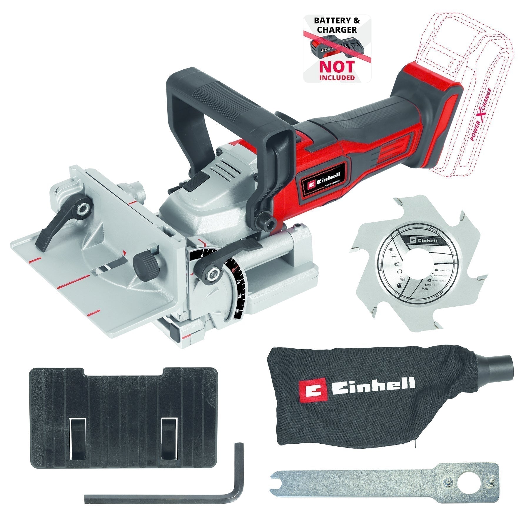 Einhell Cordless Biscuit Jointer TE-BJ 18 Li - Solo Power Tool Services