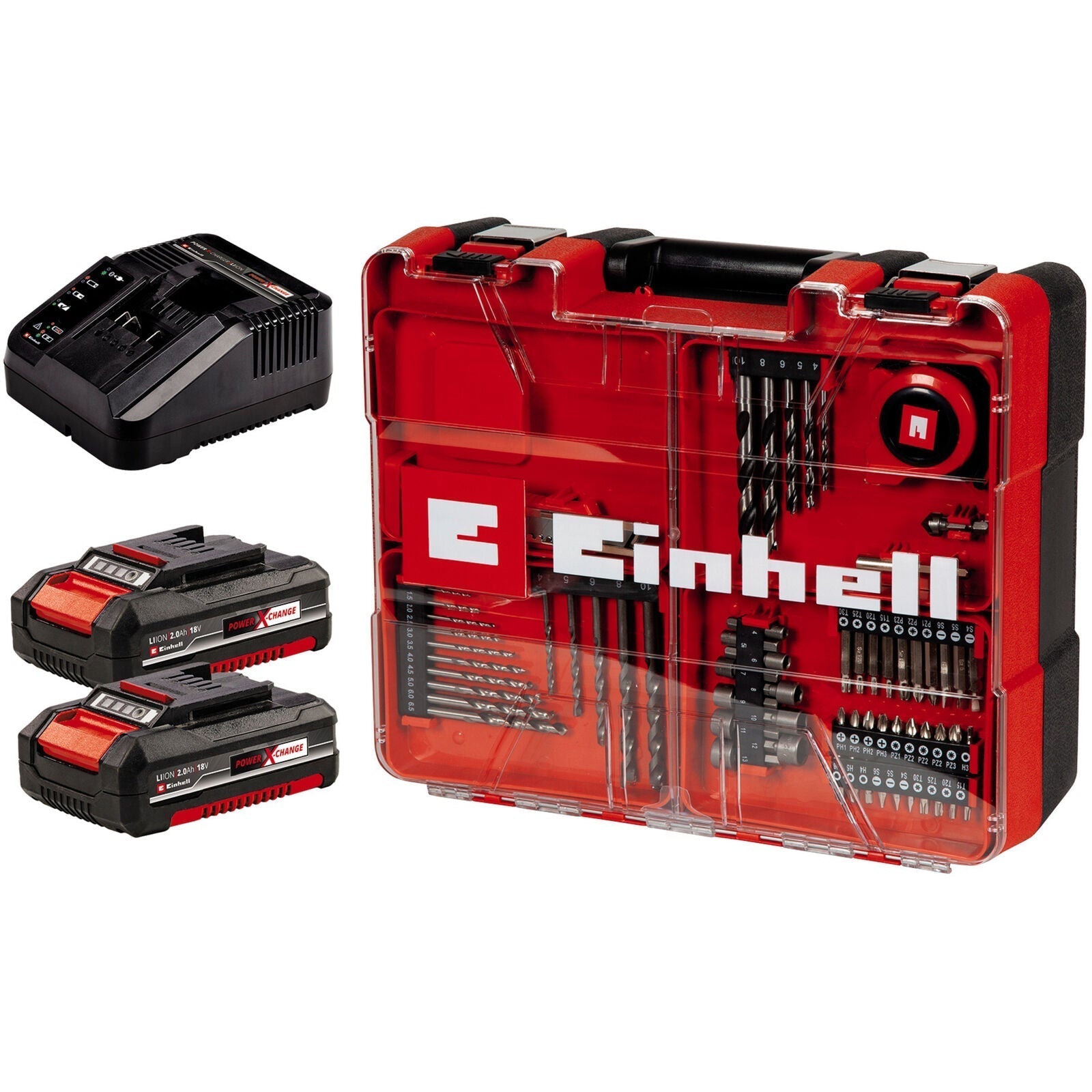 Einhell Cordless Impact Drill TE-CD 18/2 Li-i +64 (2x2 Power Tool Services