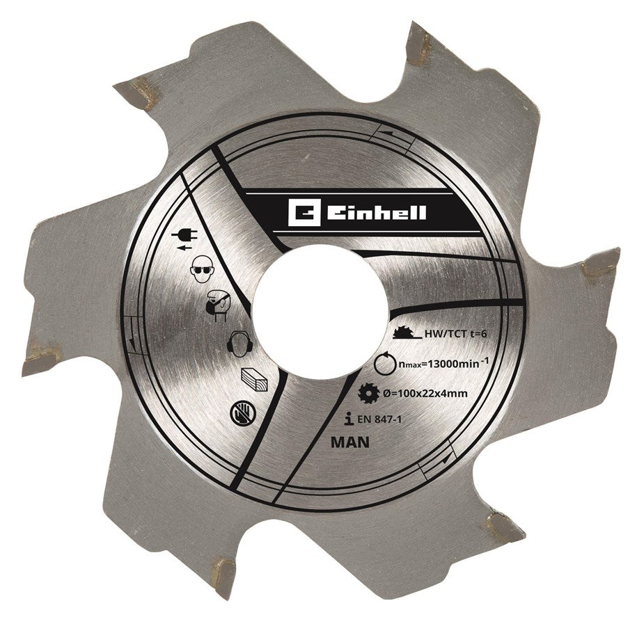 Einhell Milling blade 100x22x3,8mm 6T. Biscuit Jointer Power Tool Services