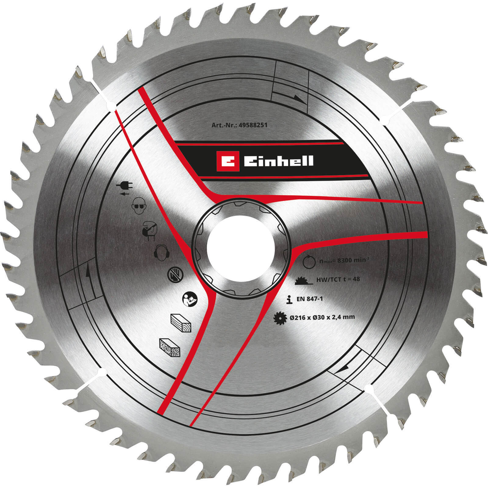 Einhell Saw Saw blade TCT 216x30x2,4 T48 Power Tool Services