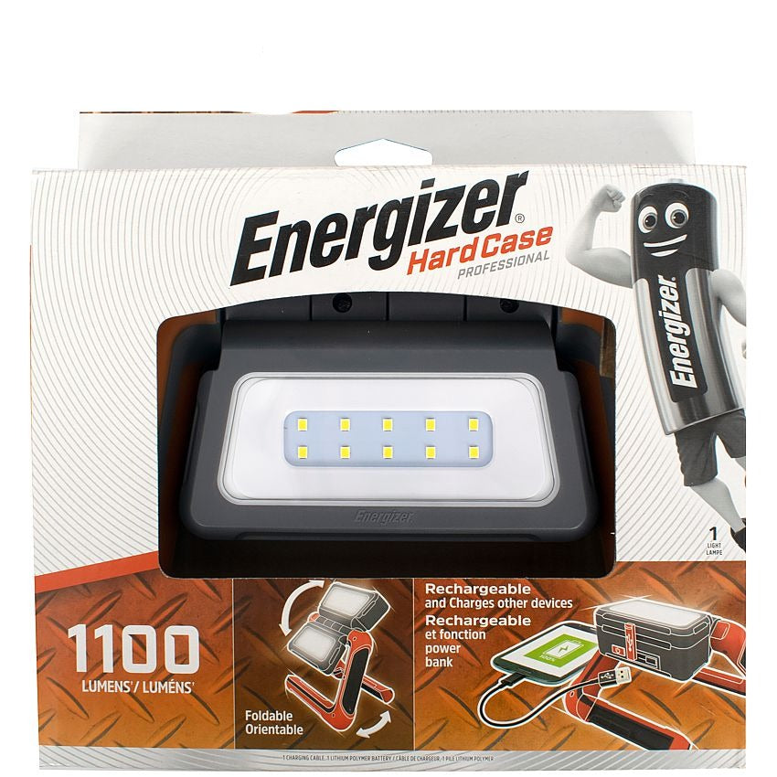 Energizer 1100 Lumens Rechargable Hardcase Panel Light E301699400 Power Tool Services