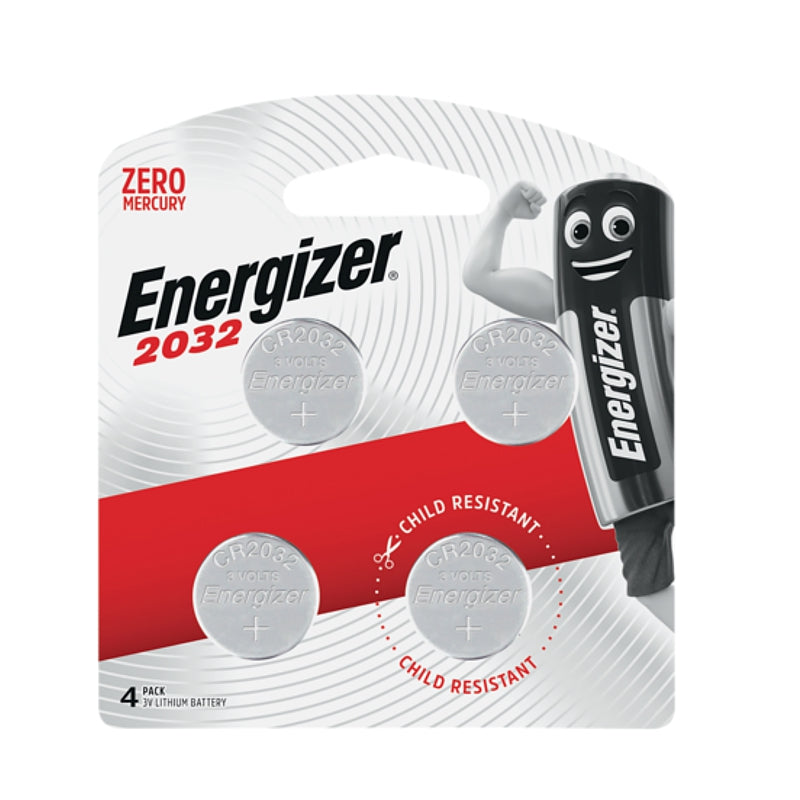 Energizer 2032 3v Lithium Coin Battery 4 Pack E000013800 Power Tool Services