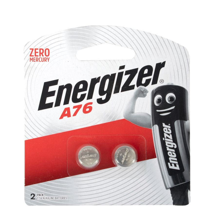 Energizer A76 Lr44 1.5v Alkaline Battery 2 Pack Coin E301641800 Power Tool Services
