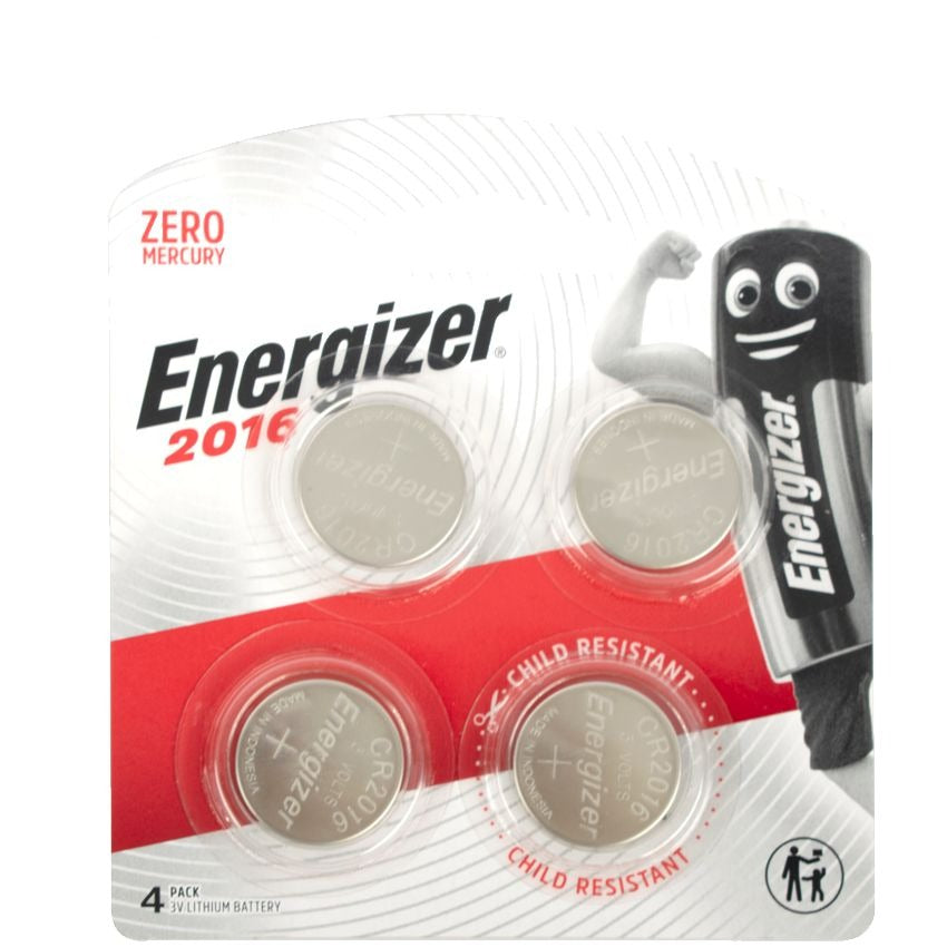 Energizer Cr2016 Bp2 3v Lithium Coin Battery 4 Pack E301157400 Power Tool Services