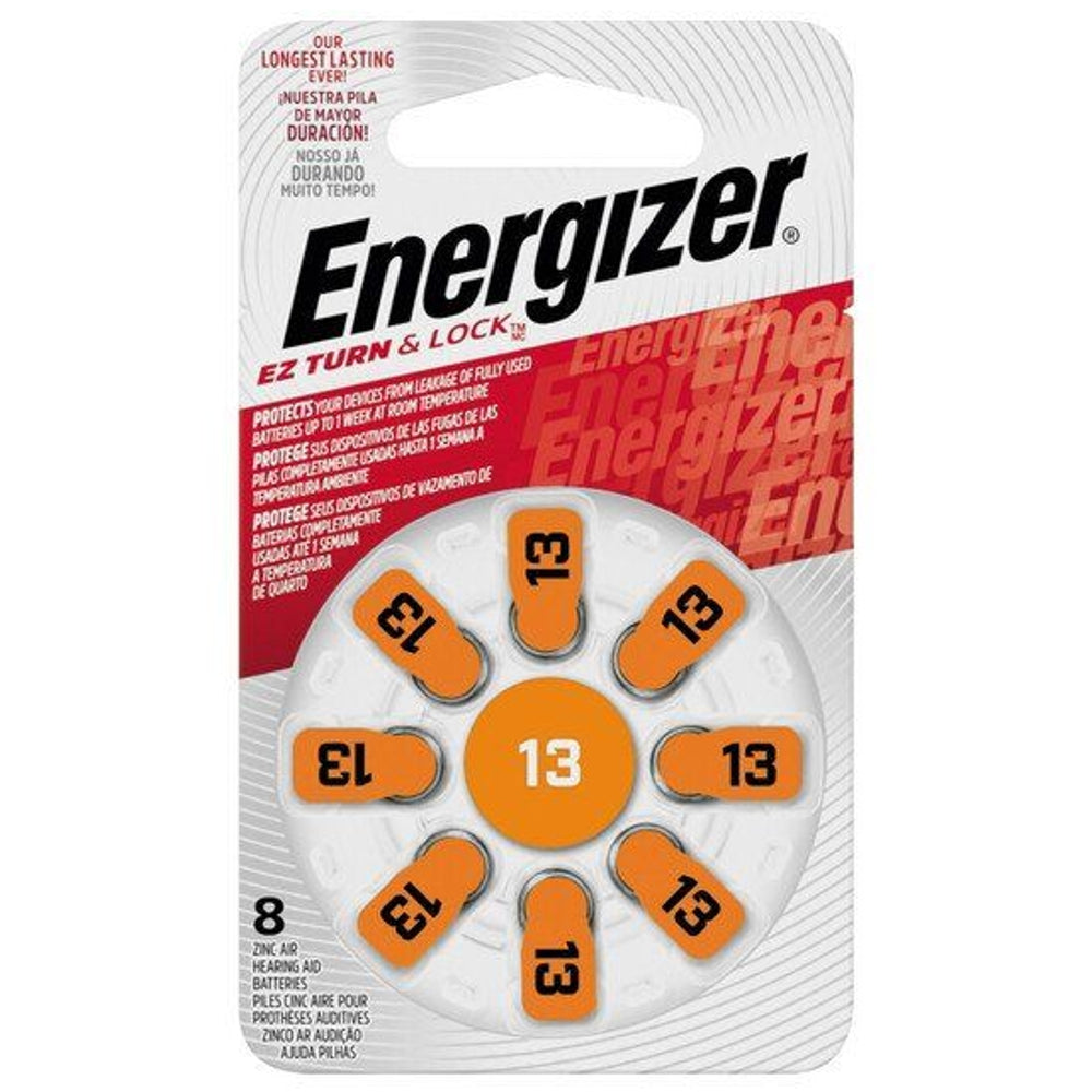 Energizer Hearing Aid Battery Az13 Orange 8 Pack E303814600 Power Tool Services