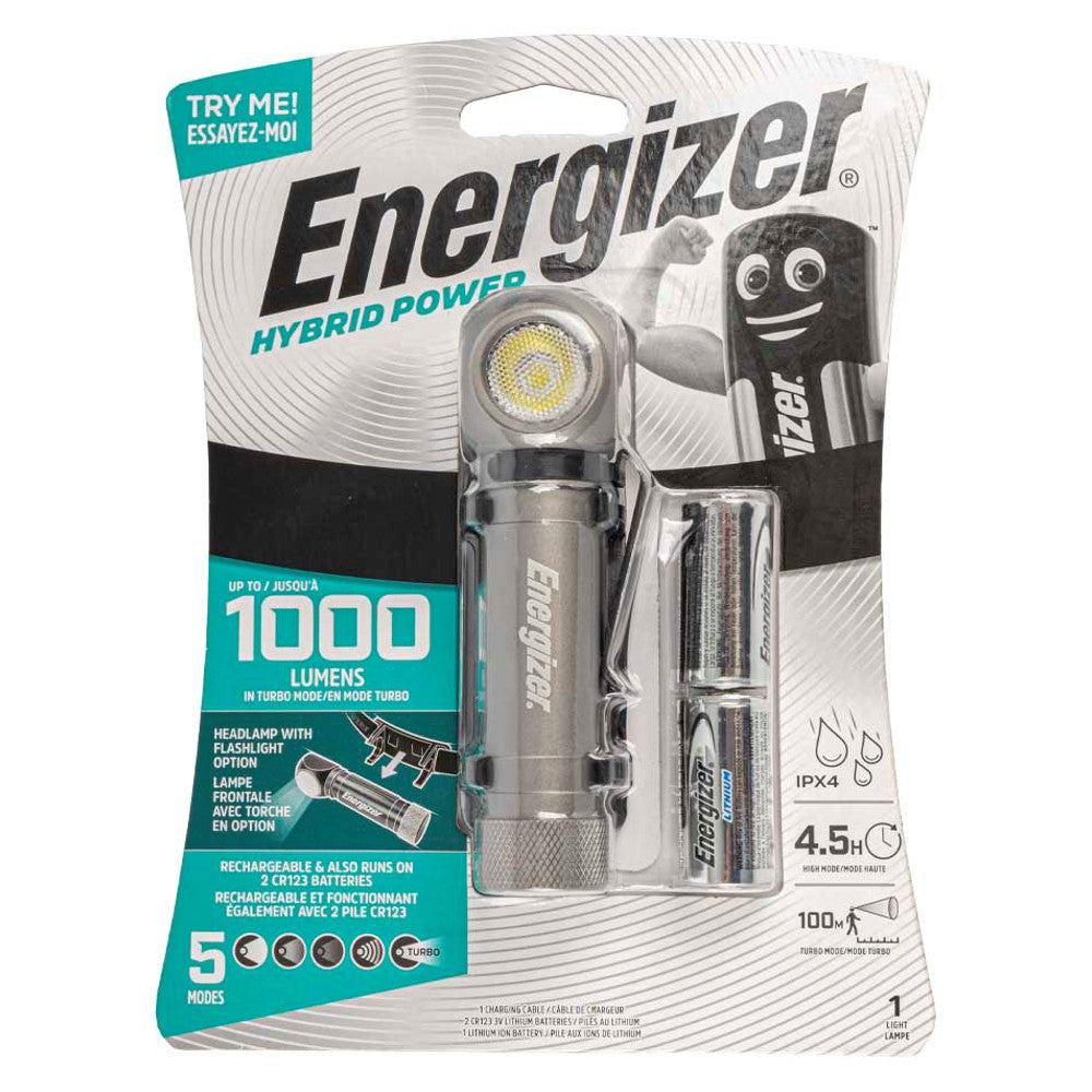 Energizer Hybrid High Performance Headlamp 400-1000l E303633200 Power Tool Services