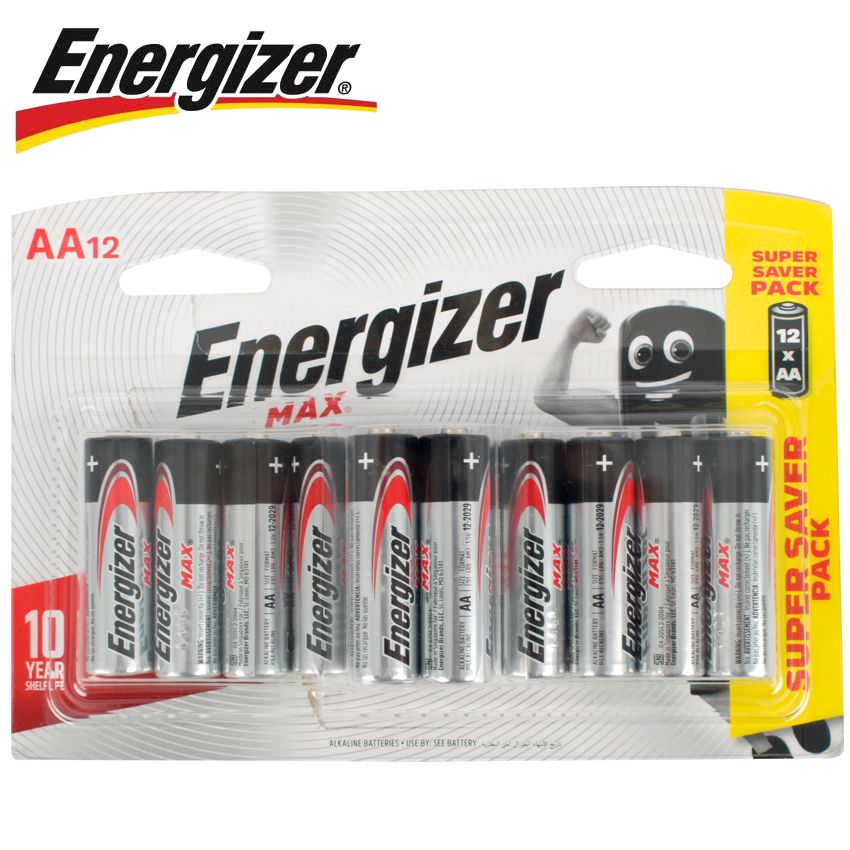 Energizer Max AA - 12 Pack E301638800 Power Tool Services