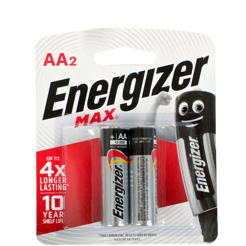 Energizer Max Aa - 2 Pack E300305701 Power Tool Services