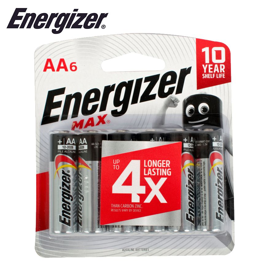 Energizer Max Aa - 6 Pack E300162101 Power Tool Services
