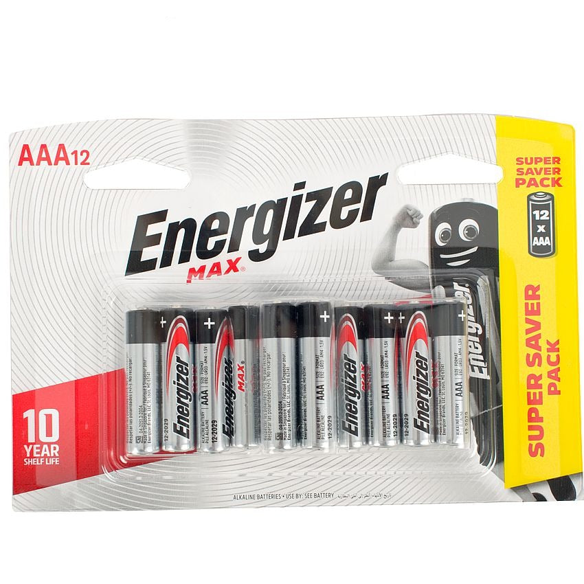 Energizer Max: Aaa - 12 Pack E301639100 Power Tool Services