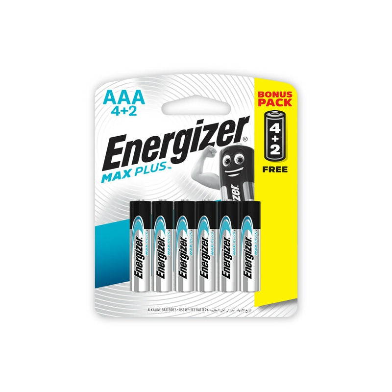 Energizer Maxplus Aaa - 6pack 4+2 Free E301397401 Power Tool Services