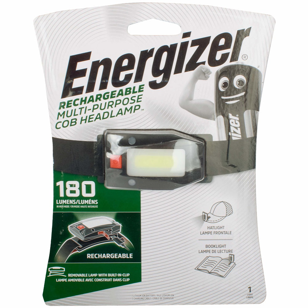 Energizer Multi Use 180 Lum Recharge Headlight E302713200 Power Tool Services