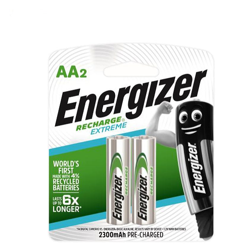 Energizer Recharge 2300mah Aa - 2 Pack E300525401 Power Tool Services