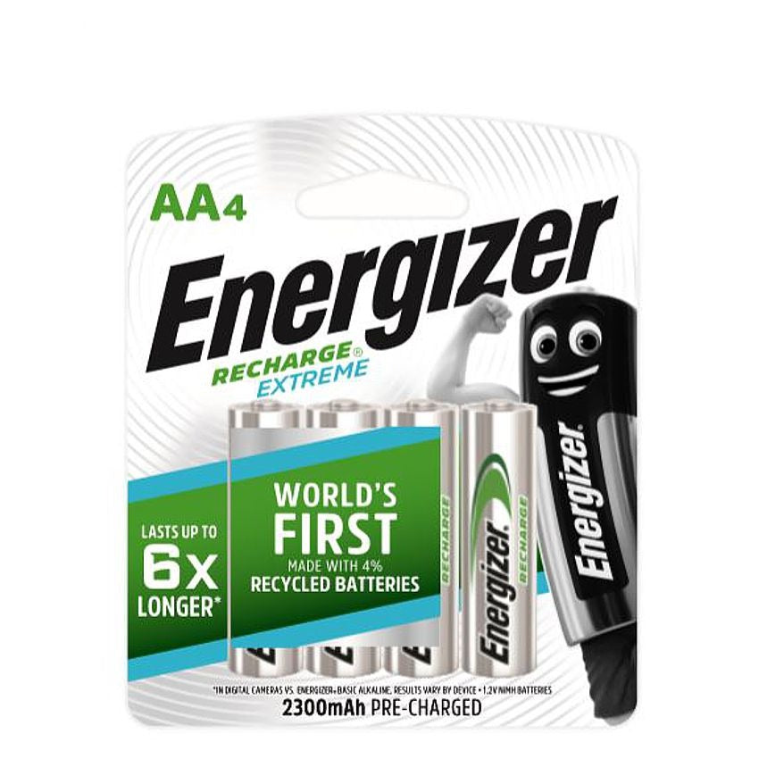 Energizer Recharge 2300mah Extreme Aa - 4 Pack E300635601 Power Tool Services