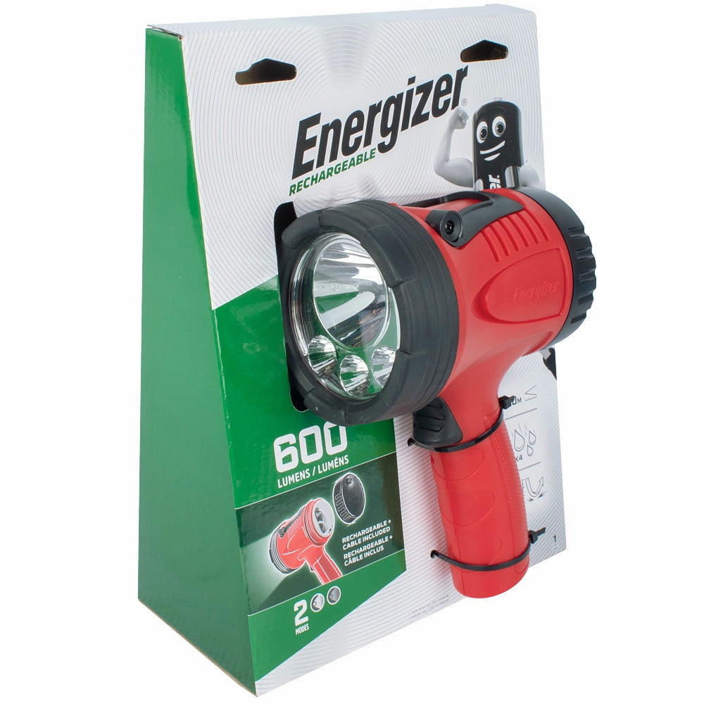 Energizer Rechargeable Spotlight 600 Lumens E302712600 Power Tool Services