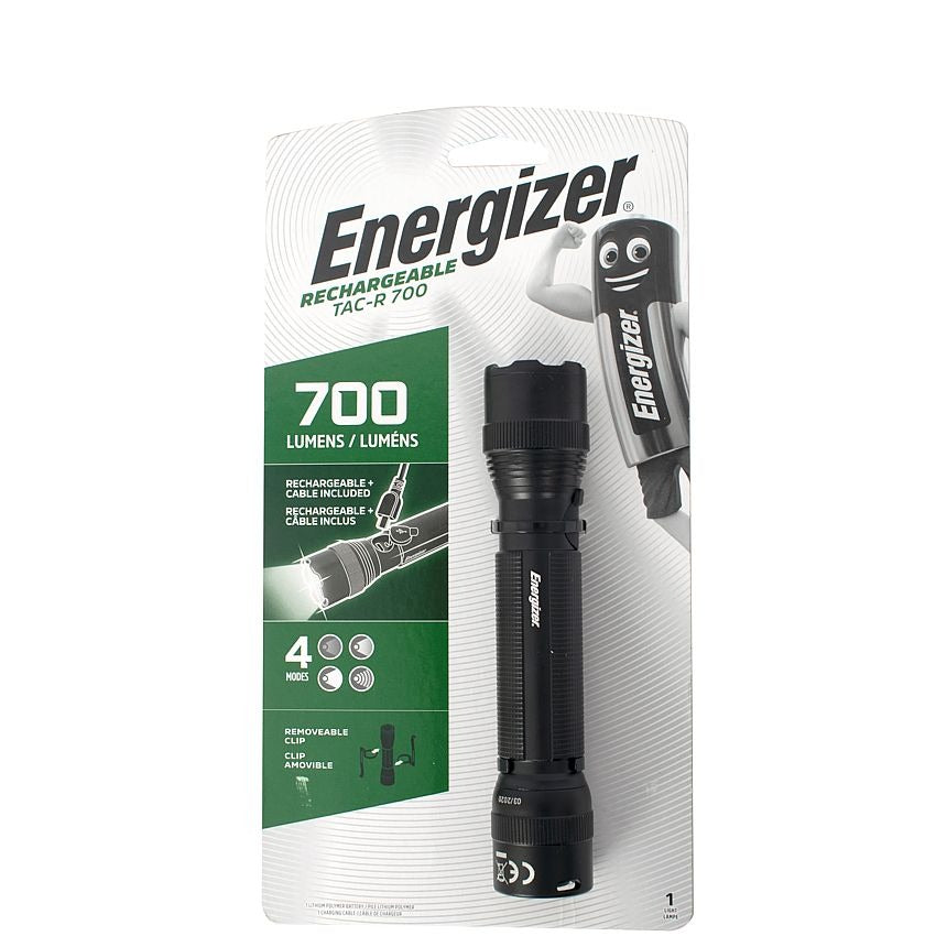 Energizer Tacticle Recharge Torch 700 Lumens E301699100 Power Tool Services