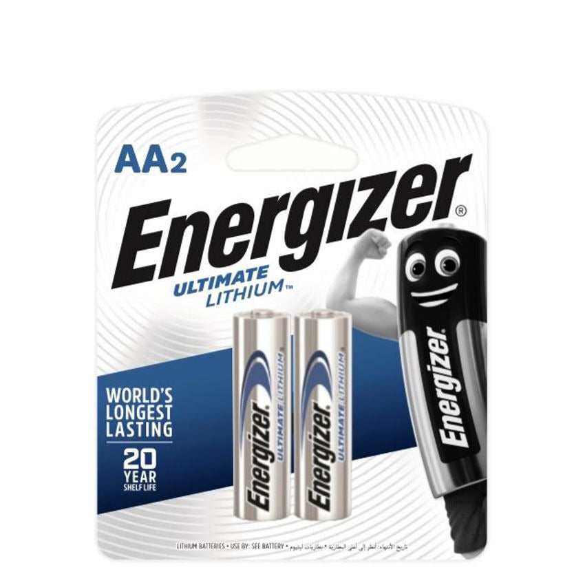 Energizer Ultimate Lithium: Aa - 2 Pack XL91BP2-E2 Power Tool Services
