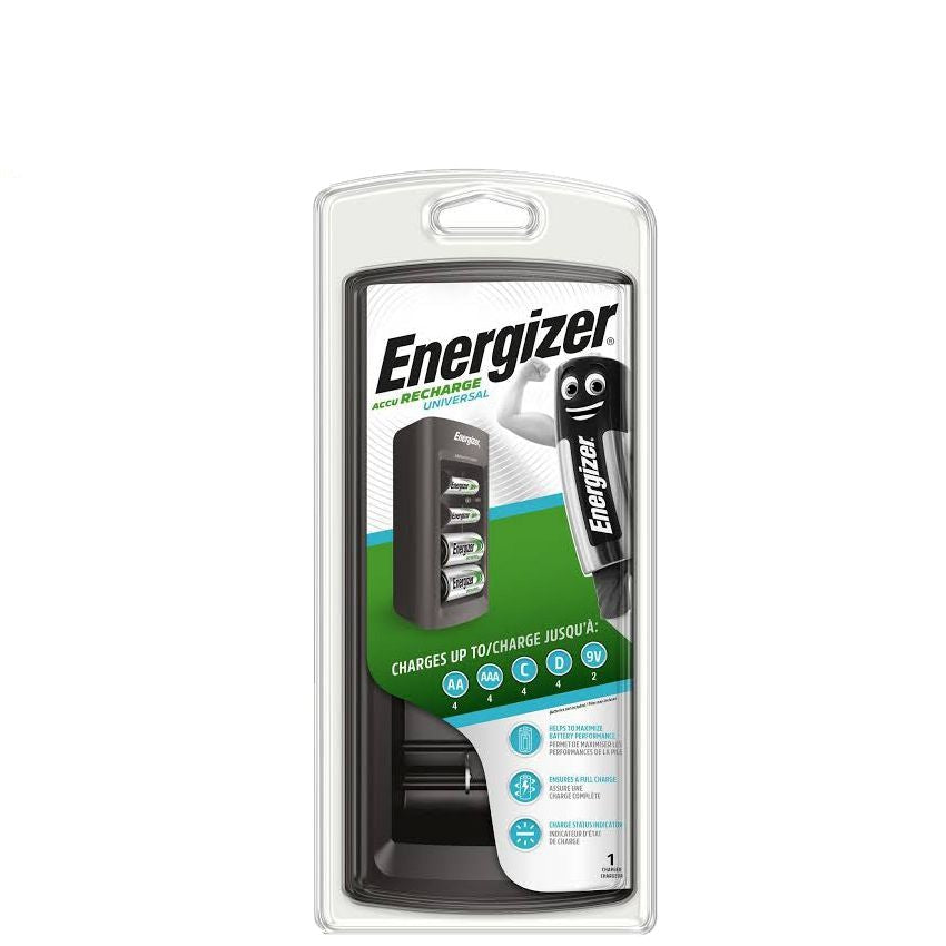 Energizer Universal Charger For Aa/aaa/c/d Ad 9v Recharge Batteries E301335801 Power Tool Services