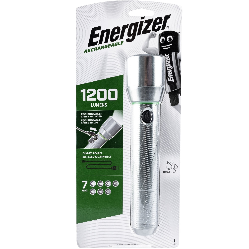 Energizer Usb Rech Vision Hd Metal Light 1200 Lum E301528000 Power Tool Services