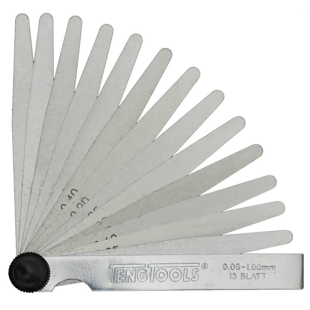 Teng Tools FEELER GAUGE 0,05-1,0MM 100MM 13 BLADES