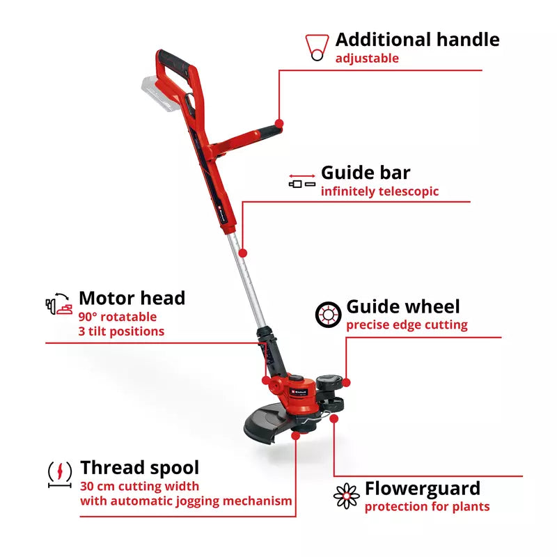 Einhell Cordless Lawn Trimmer GE-CT 18/30 Li-Solo