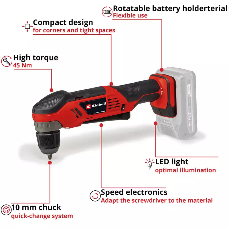 Einhell Cordless Angle Drill