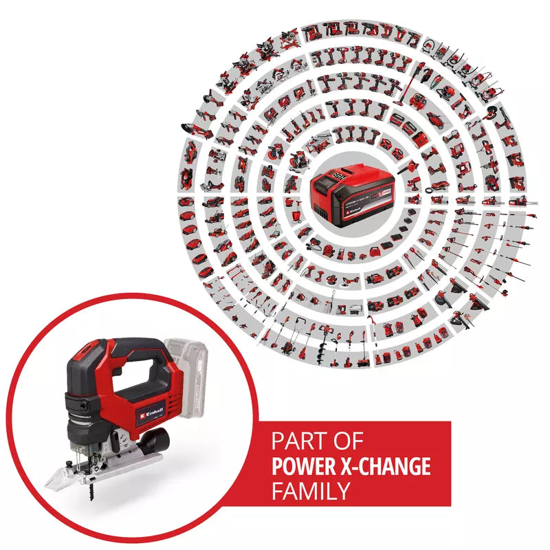 Einhell Cordless Jig Saw TP-JS 18/135 Li BL - Solo