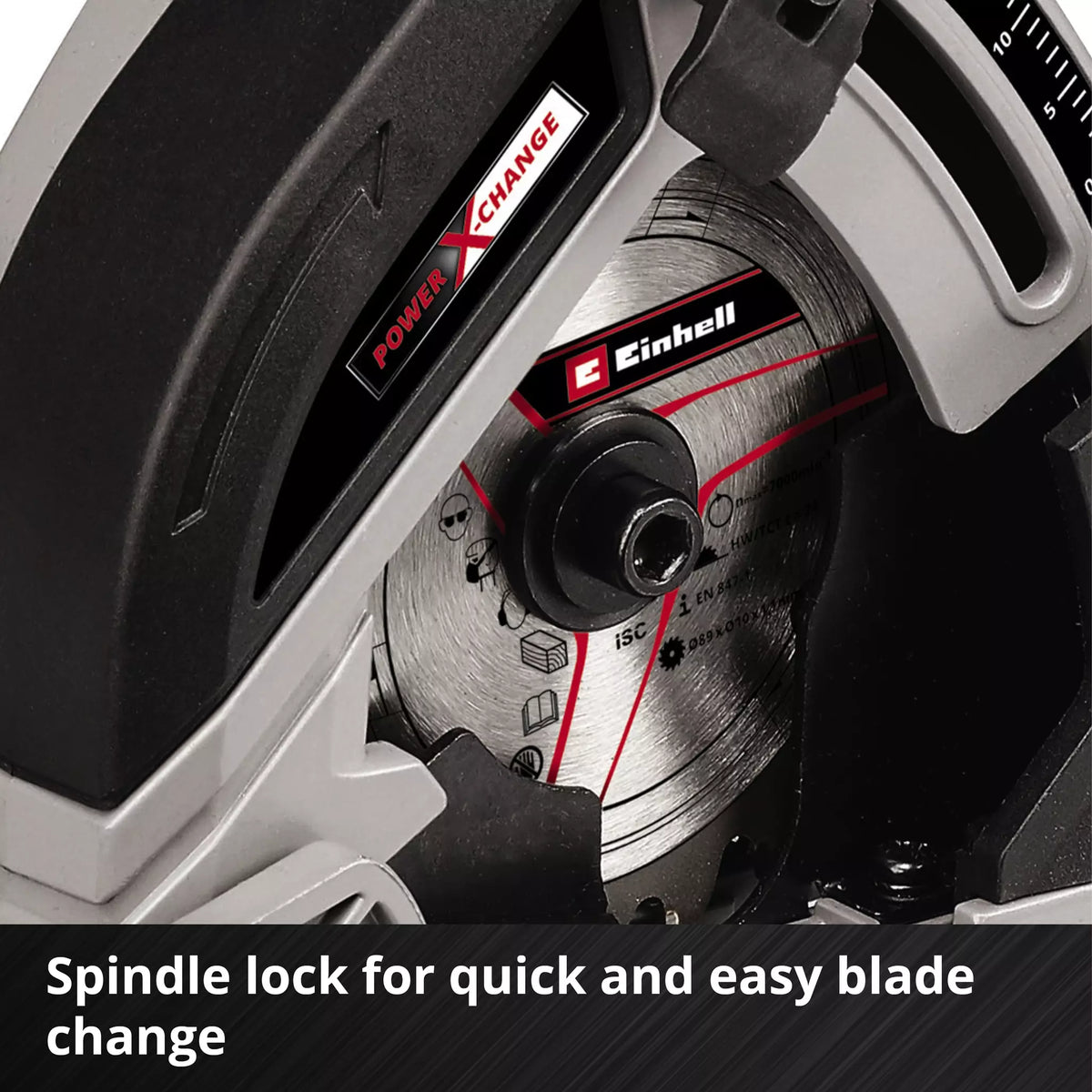 Einhell Cordless Mini Circular Saw TE-CS 18/89 Li - Solo 8 - Power Tool Services