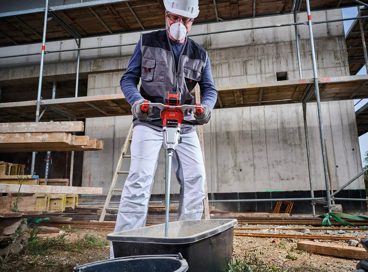 Einhell Professional Cordless Paint/Mortar Mixer TP-MX 18-2 Li BL - Solo 3 - Power Tool Services