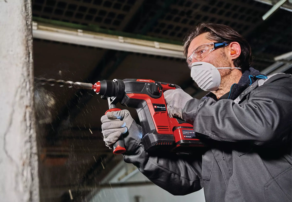 Einhell Professional Cordless Rotary Hammer TP-HD 18/26 Li BL - Solo 5 - Power Tool Services