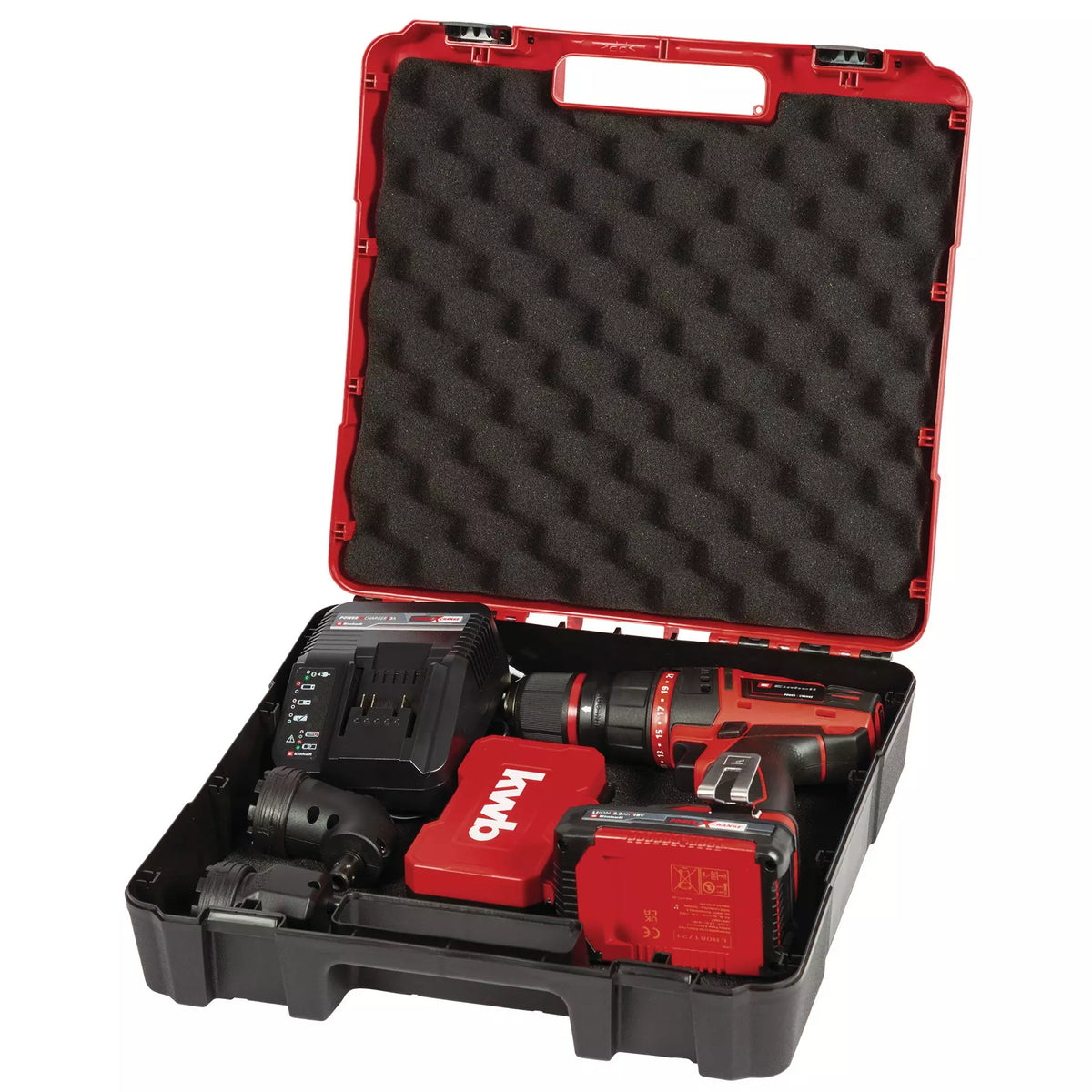 Einhell Cordless Drill TE-CD 18/45 3X-Li +22 1x2,0Ah 9 - Power Tool Services