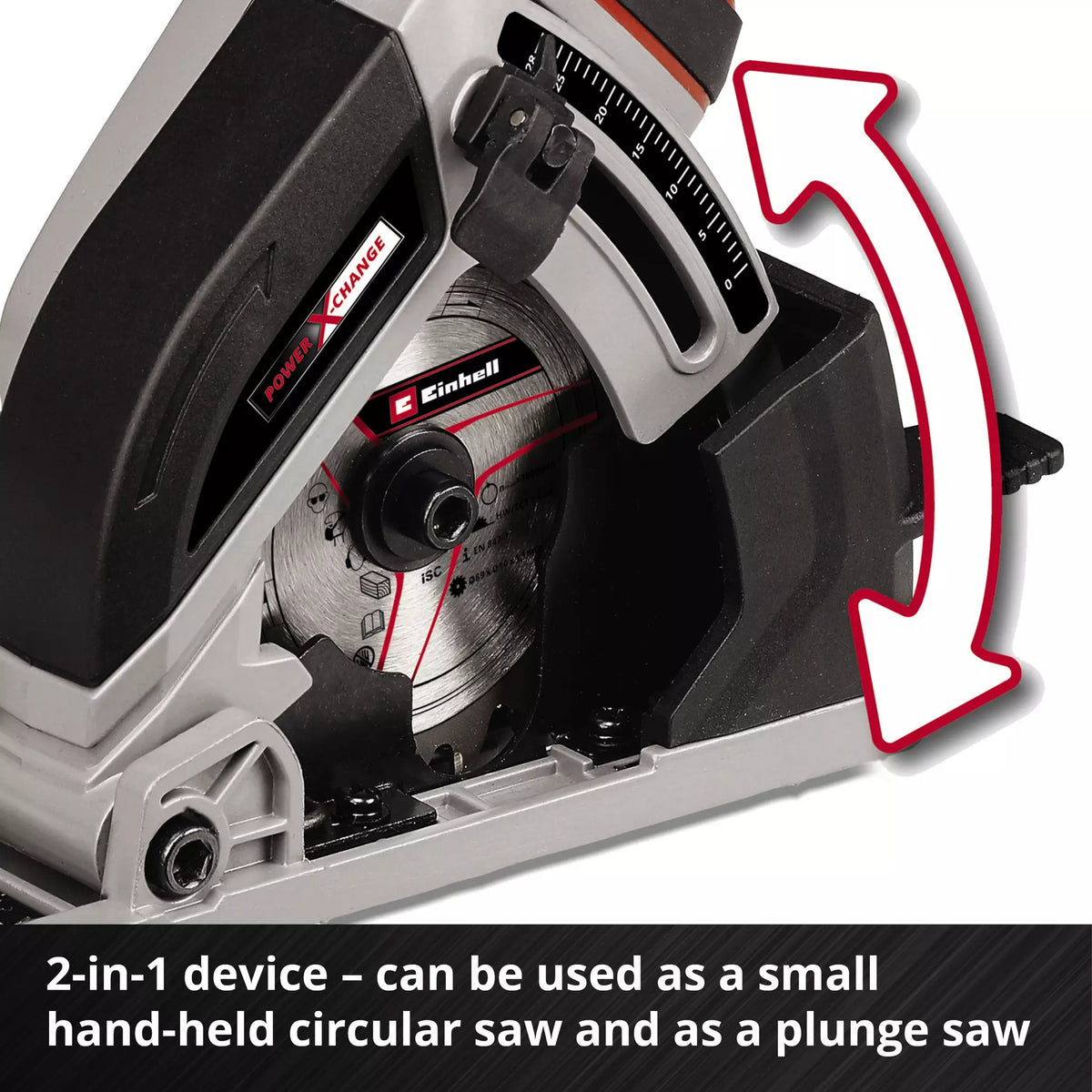 Einhell Cordless Mini Circular Saw TE-CS 18/89 Li - Solo 7 - Power Tool Services