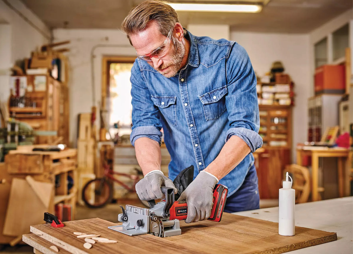 Einhell Cordless Biscuit Jointer TE-BJ 18 Li - Solo 5 - Power Tool Services