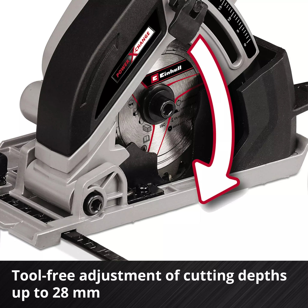 Einhell Cordless Mini Circular Saw TE-CS 18/89 Li - Solo 6 - Power Tool Services