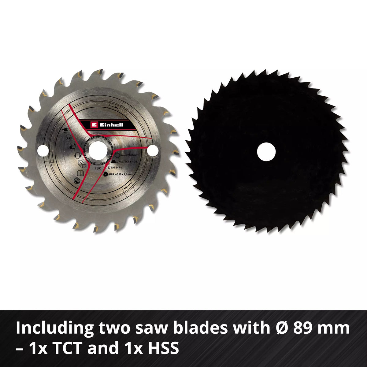 Einhell Cordless Mini Circular Saw TE-CS 18/89 Li - Solo 10 - Power Tool Services