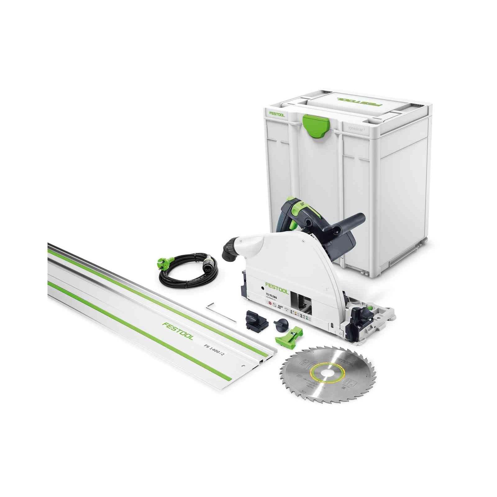 Buy Festool Circular Plunge Saw TS 75 EBQ-Plus-FS 576115 from Power Tool Services - Image 1 | Best Price