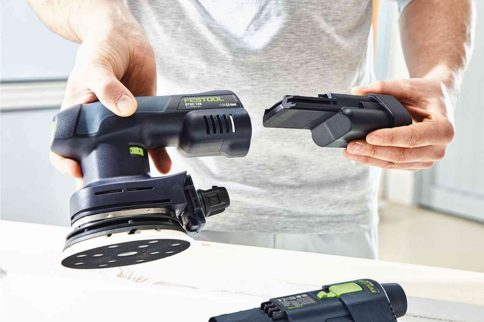 Buy Festool Cordless eccentric sander ETSC 125-Basic 576370 from Power Tool Services - Image 6 | Best Price