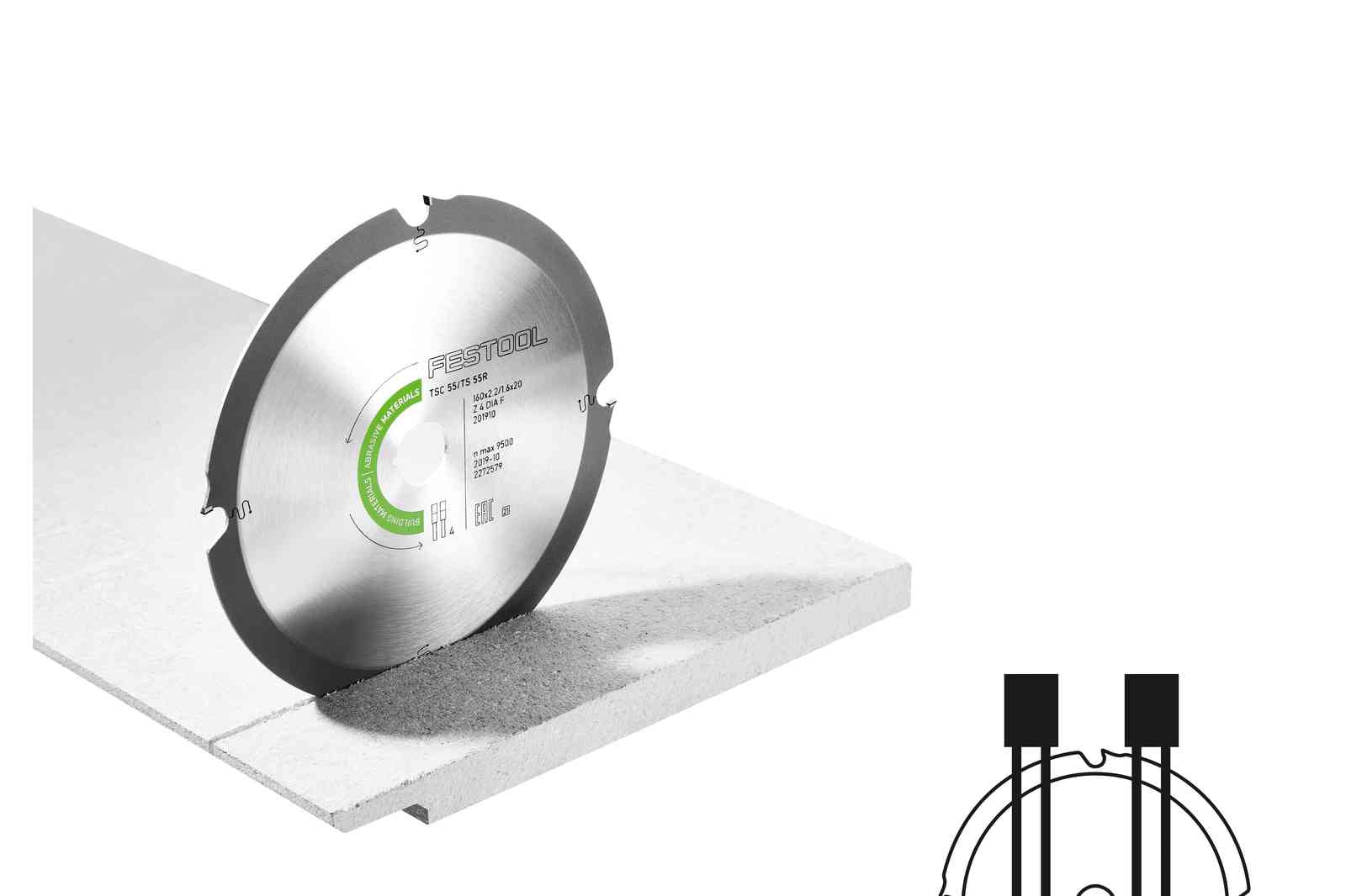 Festool Diamond circular saw blade DIA 160x2,2x20 F4 201910 Power Tool Services
