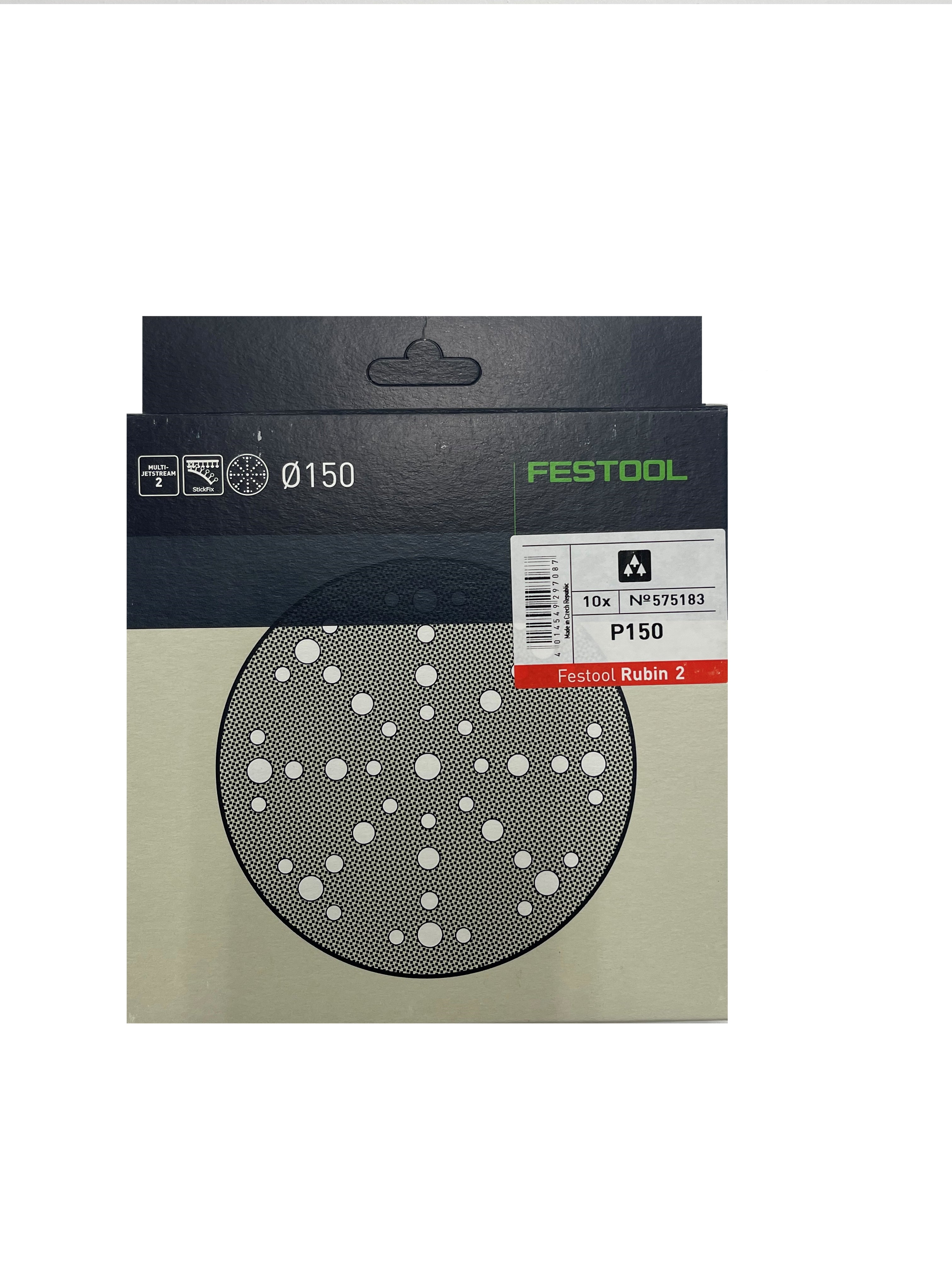 Festool Rubin 2 Abrasive Sanding Discs D150/48 Pack of 10 Power Tool Services