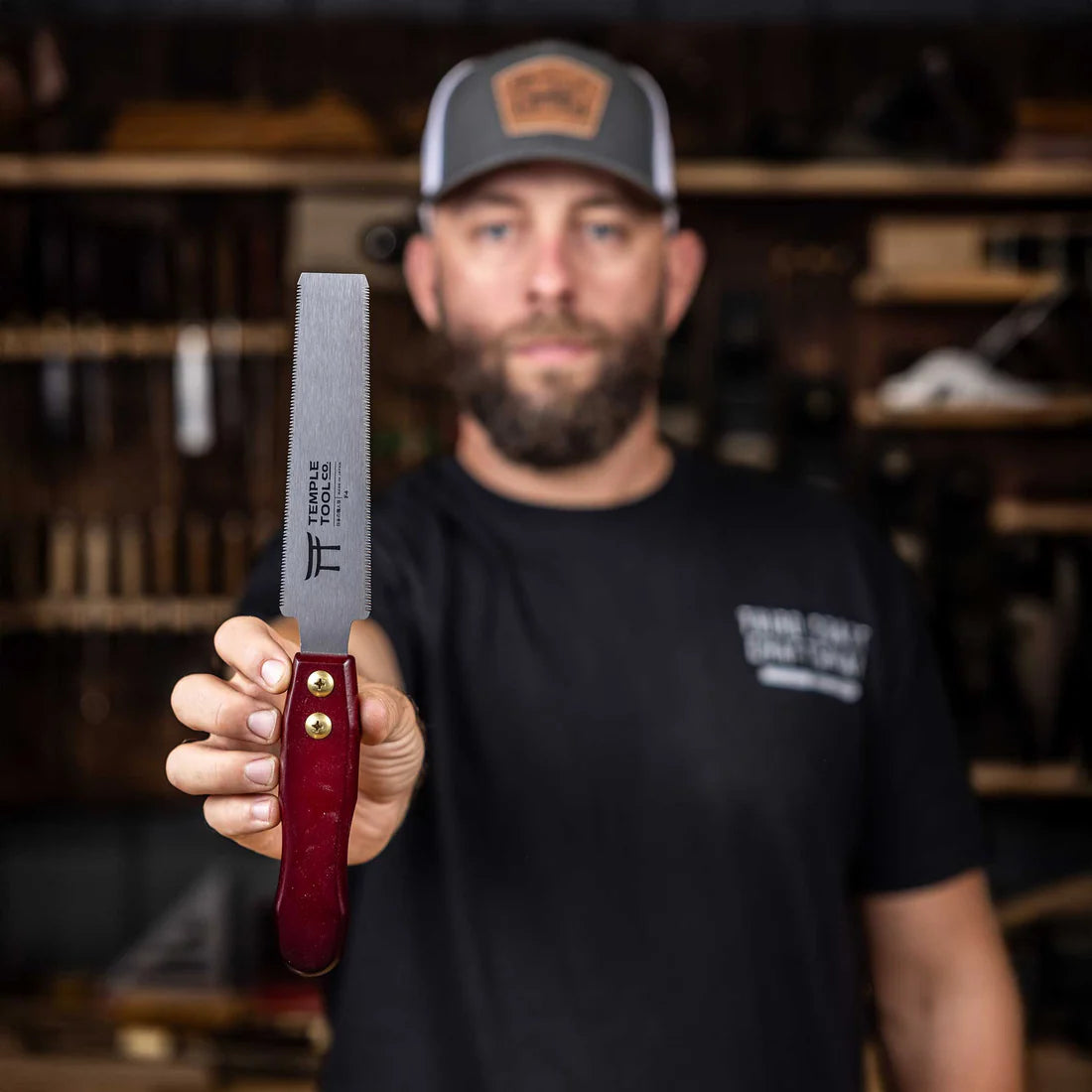 Temple Tool Flush Cut Pull Saw Double Edge 150mm 6 - Power Tool Services