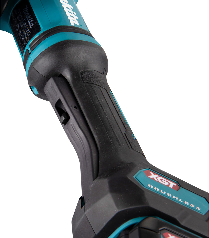 Makita 40V XGT Cordless 230mm Angle Grinder GA038GZ 9 - Power Tool Services