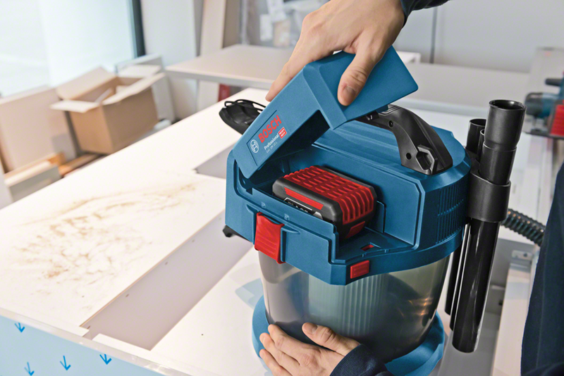 Bosch Professional Cordless Vacuum Cleaner GAS 18V-10 L (Solo) 06019C6302 - Power Tool Services