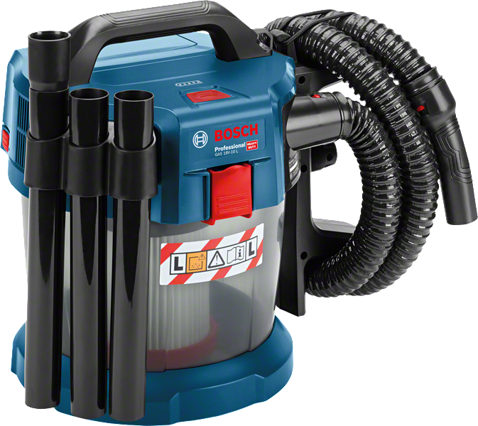 Bosch Professional Cordless Vacuum Cleaner GAS 18V-10 L (Solo) 06019C6302 - Power Tool Services