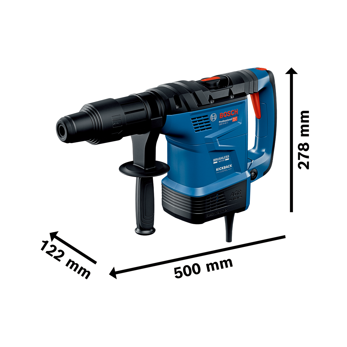 Bosch Professional Rotary Hammer with SDS max  GBH 6-42 C 06112780K0 4 - Power Tool Services