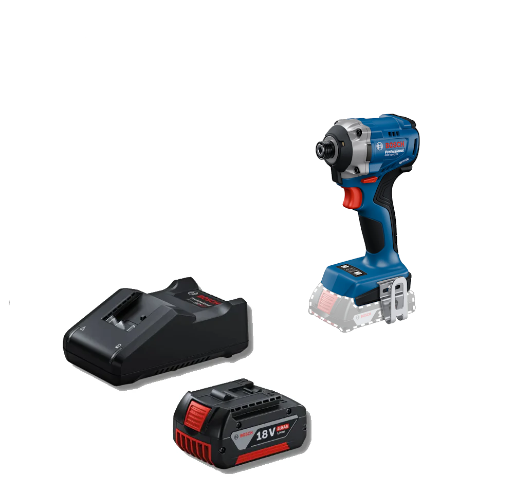 Bosch Professional Cordless Impact Driver GDR 18V-215 06019N2020 4.0Ah Combo - Power Tool Services
