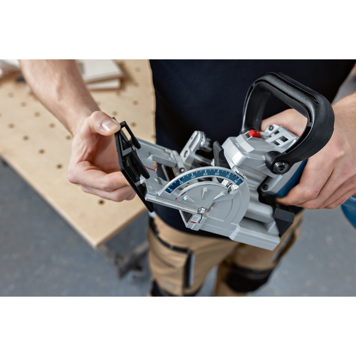 Bosch Professional Cordless Biscuit Joiner GFF 18V-22 8 - Power Tool Services