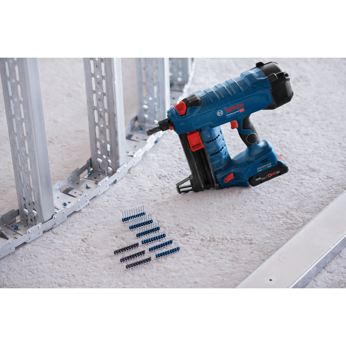 Bosch Professional Cordless Concrete Nailer GNB 18V-38 06019L7001 4 - Power Tool Services