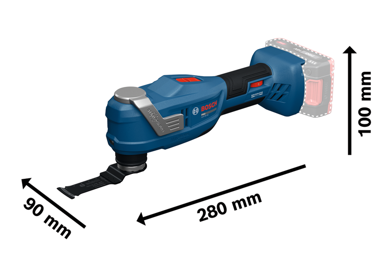 Bosch Professional Cordless Multi-Cutter GOP 18V-30 (Solo) 06018G3080 - Power Tool Services