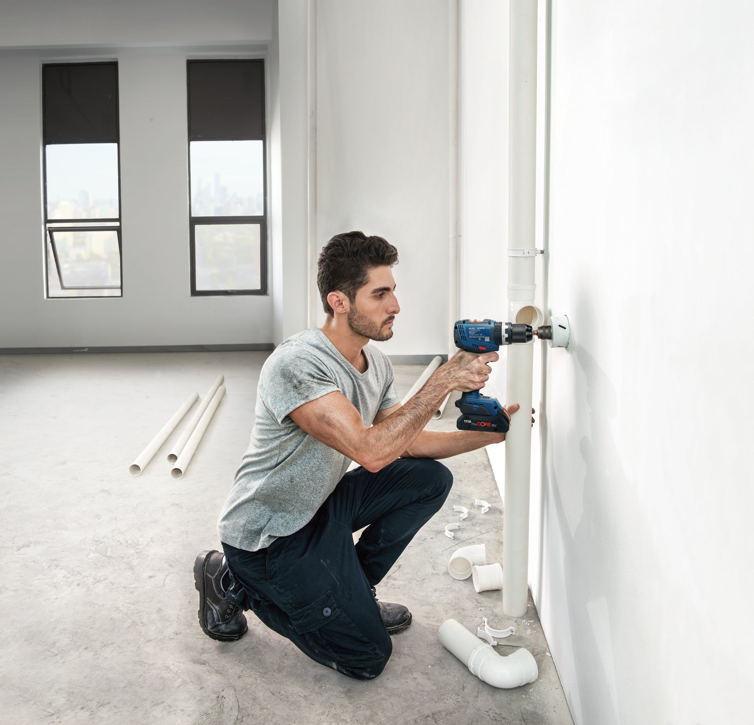 Bosch Professional Cordless Impact Drill GSB 18V-65 06019N3103 10 - Power Tool Services