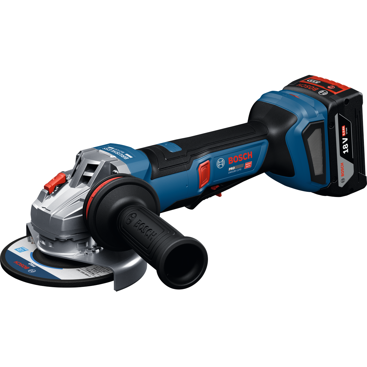 Bosch Professional Cordless Angle Grinder GWS18V-11PS 06019N43K0 2 - Power Tool Services